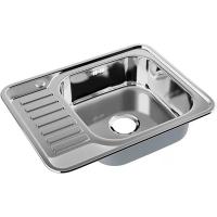 Кухонные мойки Iddis Basic BAS65PRi77 нержавеющая сталь, Полированный , R, 65х50