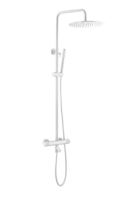 Душевая колонна Boheme Uno термостат 468-T-MW, белая матовая