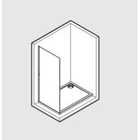 Боковая стенка SystemPool S-Line 5 S316000006 80x200 левая стекло прозрачное