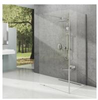 Душевое ограждение Ravak Walk-In Corner 120*90*200 см GW1CG7300Z1, стекло прозрачное/профиль черный Душевое ограждение Ravak Walk-In Corner 120*90*200 см GW1CG7300Z1, стекло прозрачное/профиль черный