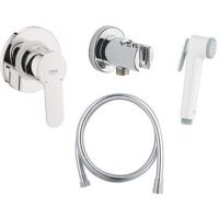 Смеситель Grohe BauEdge 124897 с гигиеническим душем Смеситель Grohe BauEdge 124897 с гигиеническим душем