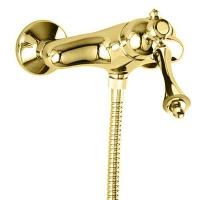Смеситель Cezares Margot MARGOT-DM-03/24-M для душа золото 24 карат