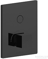 Встраиваемый смеситель для ванны и душа Paffoni Compact Box CPM513NO, черный матовый