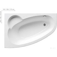 Акриловая ванна Ravak Rosa II CJ21000000 150x105 Акриловая ванна Ravak Rosa II CJ21000000 150x105