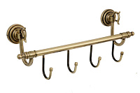 Крючок четверной Boheme MEDICI 10623, бронза