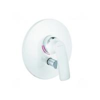 Смеситель Kludi Balance 526509175 Встраиваемый для ванны с душем Белый