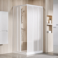 Душевой угол Ravak Supernova ASRV3-75 15V301R211 75*198 см, профиль белый/матовый полистирол Душевой угол Ravak Supernova ASRV3-75 15V301R211 75*198 см, профиль белый/матовый полистирол