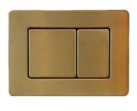 Клавиша смыва Boheme нержавеющая сталь 650-BR, бронза