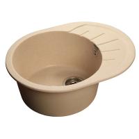 Мойка кухонная GranFest Rondo Бежевый 58х45