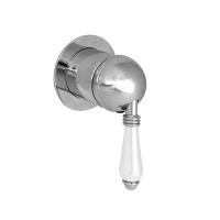 Смеситель Nicolazzi Petit Mont Blanc 3406MCR76 Встраиваемый Для душа Хром/Белый (внешняя часть)