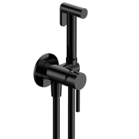 Гигиенический набор, матовый черный AQUAme Siena AQM6217MB