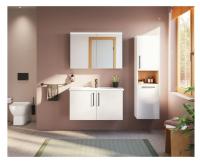 Зеркало-шкаф с подсветкой Vitra 100 см 66912, антрацит Зеркало-шкаф с подсветкой Vitra 100 см 66912, антрацит