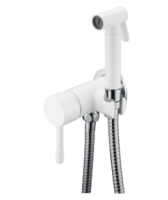 Гигиенический душ Boheme Uno 467-WCR, белый матовый/хром Гигиенический душ Boheme Uno 467-WCR, белый матовый/хром