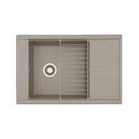 Мойка кухонная Aquaton Делия 1A715132DE250 серый шелк 78