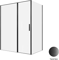 Душевой угол Allen Brau Priority 3.31039.BBA + 3.31048.BBA 160*100*200 см, профиль черный браш