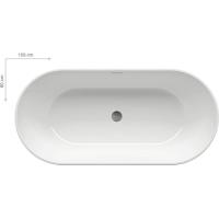 Акриловая ванна Ravak Freedom XC00100020 169x80 белая