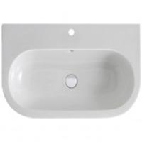 Раковина Azzurra Nuvola NUV200B1/75 75x45 см подвесная с отверстием под смеситель Раковина Azzurra Nuvola NUV200B1/75 75x45 см подвесная с отверстием под смеситель