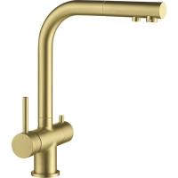 Смеситель Timo Saona 2356/17FL Для кухни золото матовое