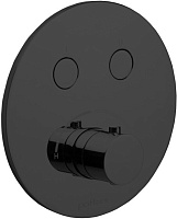 Встраиваемый смеситель для ванны и душа Paffoni Compact Box CPM018NO, черный матовый