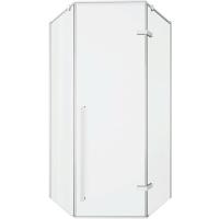 Душевой уголок Ceruttispa C2W Белый глянец  \Прозрачное стекло 100х100