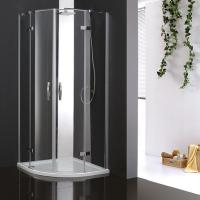 Душевой уголок Cezares Bergamo BERGAMO-R-2-90-ARCO-C-Cr-IV 90x90 стекло прозрачное/хром