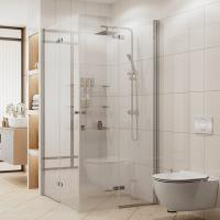 Душевой уголок Ambassador Nord 13011109 Хром / Прозрачное стекло 100х100