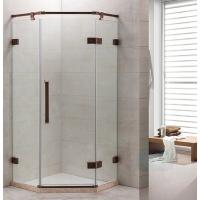 Душевой уголок Grossman Status ST-100RGD 100x100 стекло прозрачное/розовое золото