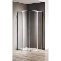 Душевой уголок Cezares Momento MOMENTO-R-2-100-C-Cr 100x100 стекло прозрачное/хром