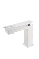 Смеситель для раковины Boheme Q 141-WCR.2, белый/хром