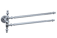 Держатель для полотенца двойной Boheme BRILLANTE 10442, хром