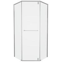 Душевой уголок Bravat Stream BS090.6112S Прозрачное стекло / Хром 90x90