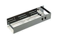 Полка подвесная 2 крючка Boheme 10965-SGM, черный хром