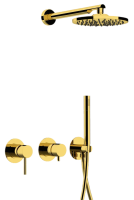 Душевая система Remer X Style X96S02ODO, золото глянцевое