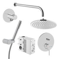 Душевая система Vitra Origin A49266EXP 2х позиционная, хром Душевая система Vitra Origin A49266EXP 2х позиционная, хром
