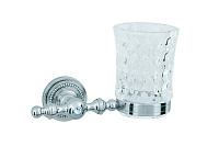 Стакан настенный Boheme BRILLANTE 10433, хром