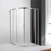 Душевой уголок Cezares Molveno R-22-90+20-C-Cr-IV Хром \ Прозрачное стекло 110х195