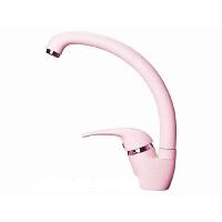 Смеситель GranFest GF-1024 светло-розовый для кухни Смеситель GranFest GF-1024 светло-розовый для кухни