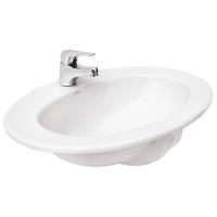 Раковина Cersanit в столешницу GAMMA 63 1 отв.