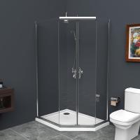 Душевой уголок BelBagno Uno UNO-195-PH-2-100/80-C-Cr Прозрачный / Хром 100х80