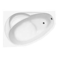 Акриловая ванна Vagnerplast Flora правая 150*100 см, белая