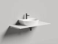 Раковина Salini S-Sense ALDA WALL 02 140312GRF, глянец покраска по RAL полностью