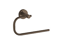 Кольцо для полотенца Boheme Uno 10975-SGM, черный хром