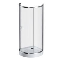 Душевой угол Am.Pm Like 95*95 см, профиль хром/стекло прозрачное