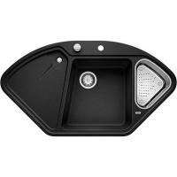 Мойка для кухни из искусственного камня Blanco DELTA II InFino 523656 антрацит 60х105
