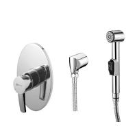 Смеситель Lemark Atlantiss LM3219C с гигиеническим душем, встраиваемый, хром