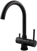 Смеситель для кухни под фильтр Paffoni Stick SK190NO, черный матовый Смеситель для кухни под фильтр Paffoni Stick SK190NO, черный матовый