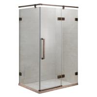 Душевой уголок Grossman Status ST-120RGQR Розовое золото 120x80