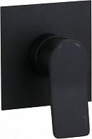 Встраиваемый смеситель для душа Paffoni Tilt TI010NO/M, черный матовый