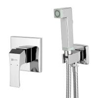 Смеситель Lemark Unit LM4519C с гигиеническим душем встраиваемый, хром