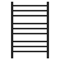 Полотенцесушитель электрический Point Вега PN71858B П9 500x800, диммер справа, черный